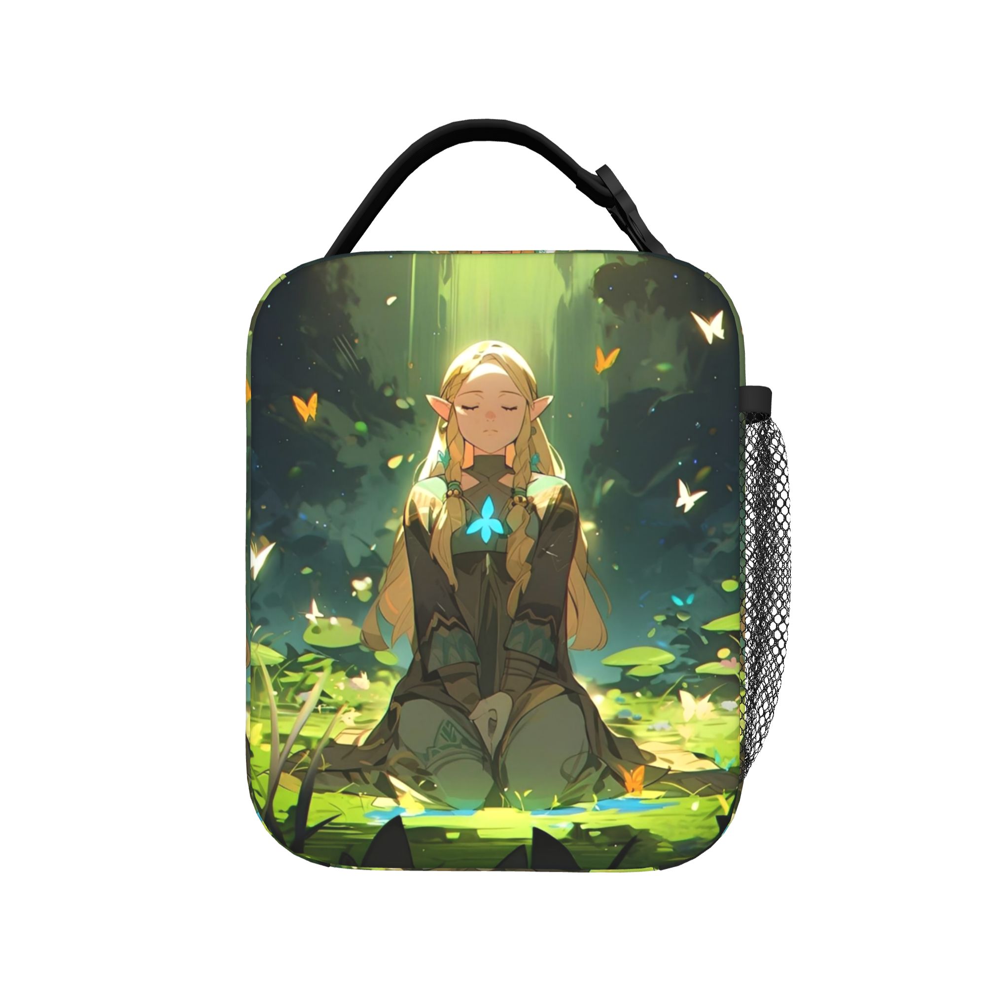 Tote Bag Sublimation - 만화 젤다의 전설 게임 절연 도시락