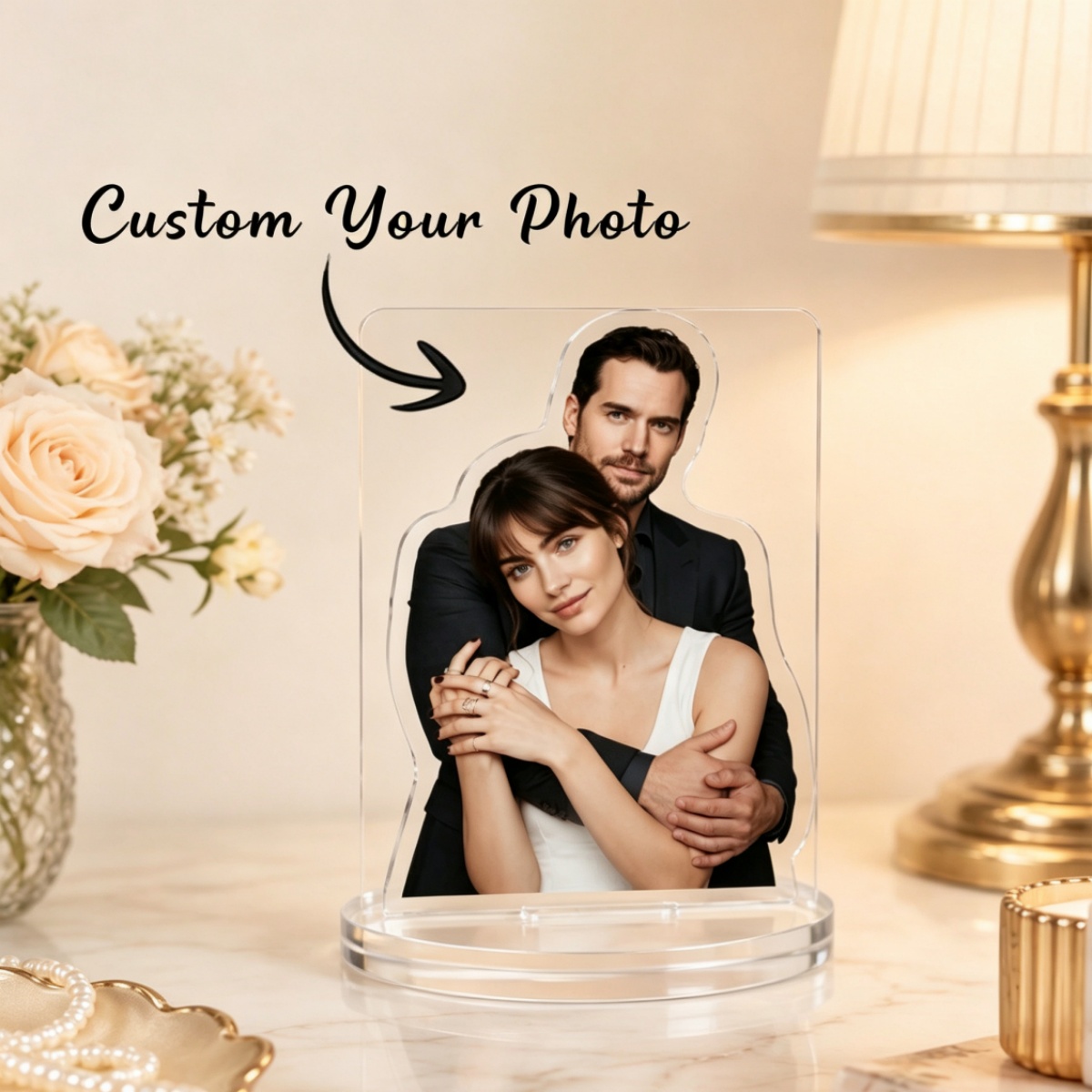 Photo Acrylic Block - 맞춤 아크릴 캐릭터 초상화 장식 –