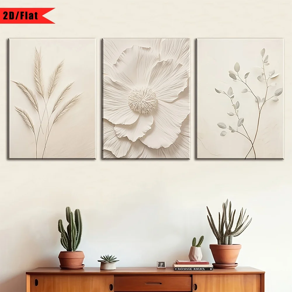 Canvas Wrap Ready - 2D 플랫, 3개, 포장된 캔버스, 2D/FLAT,