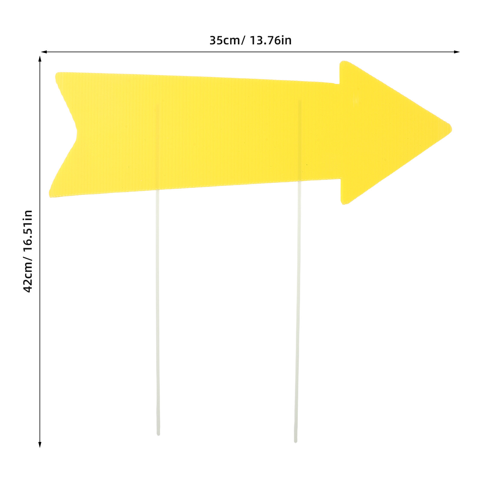 10개입 무지 노란색 화살표 표지판 골판지 플라스틱 야 - Yard Sign Blank 리뷰 및 가격